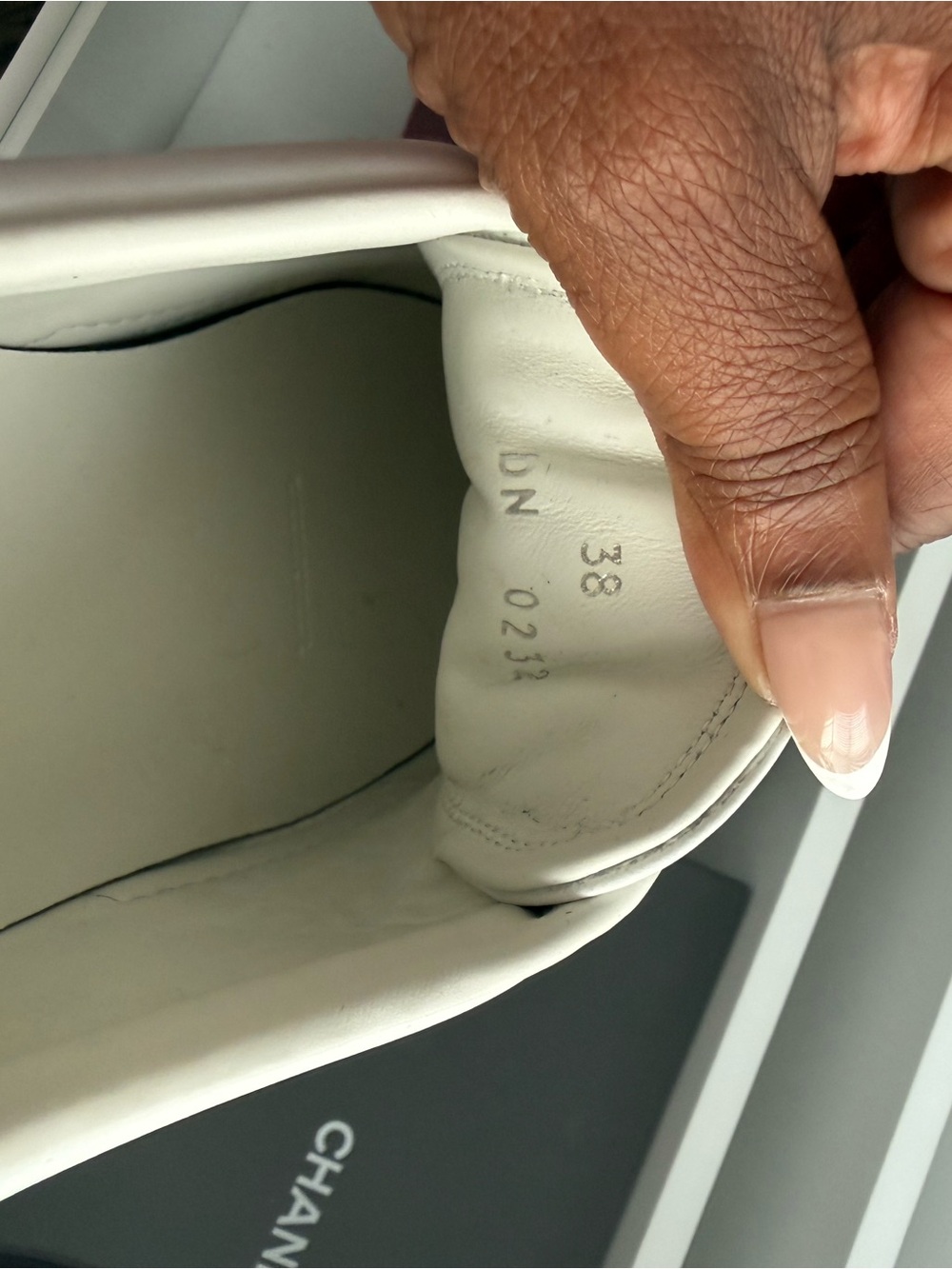 Givenchy White Leather Slip-Ons with Pale Blue Logo Band - Picture 5 of 5